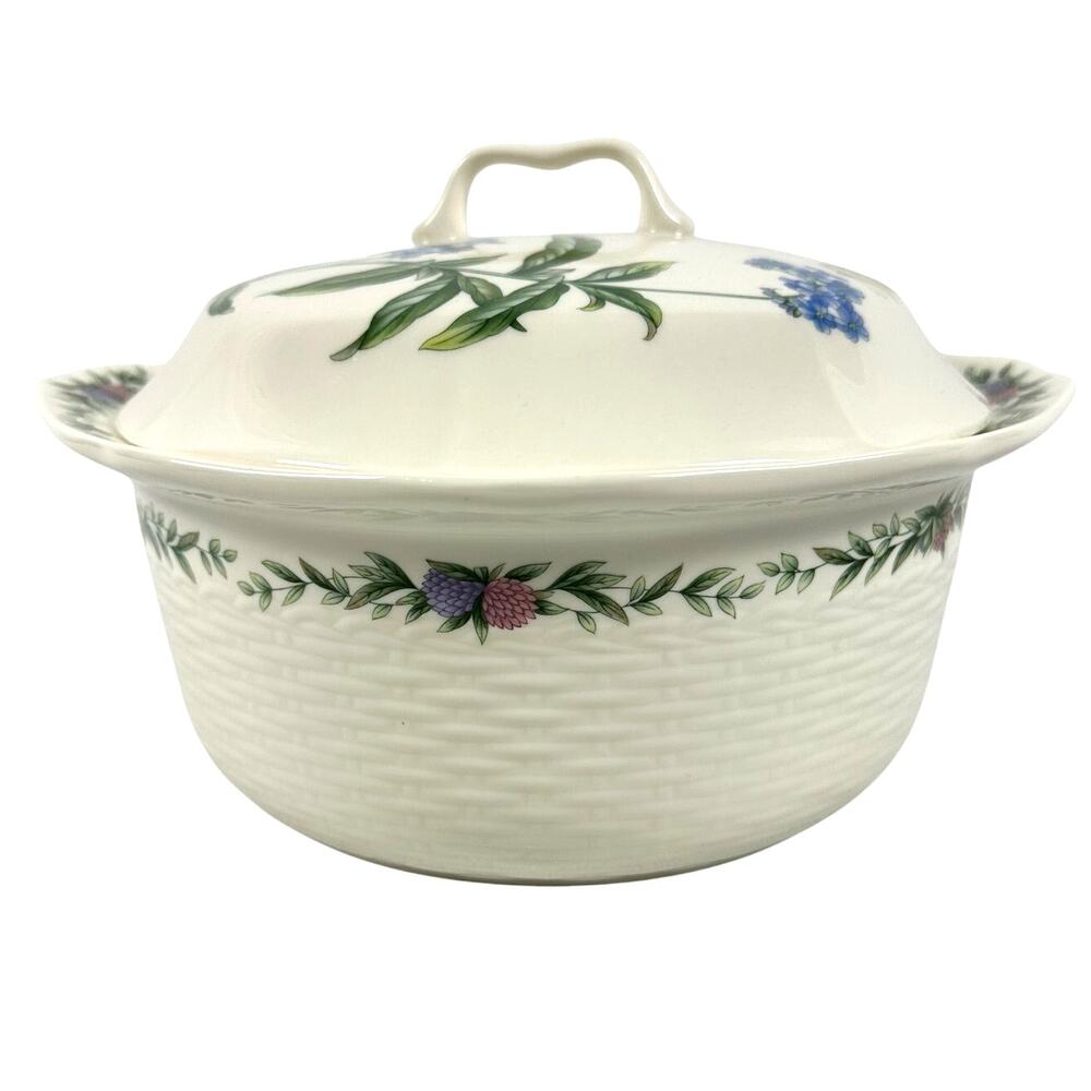 Noritake Conservatory Gala Cuisine 7915 Japan Covered Serving Bowl-Excellent!
